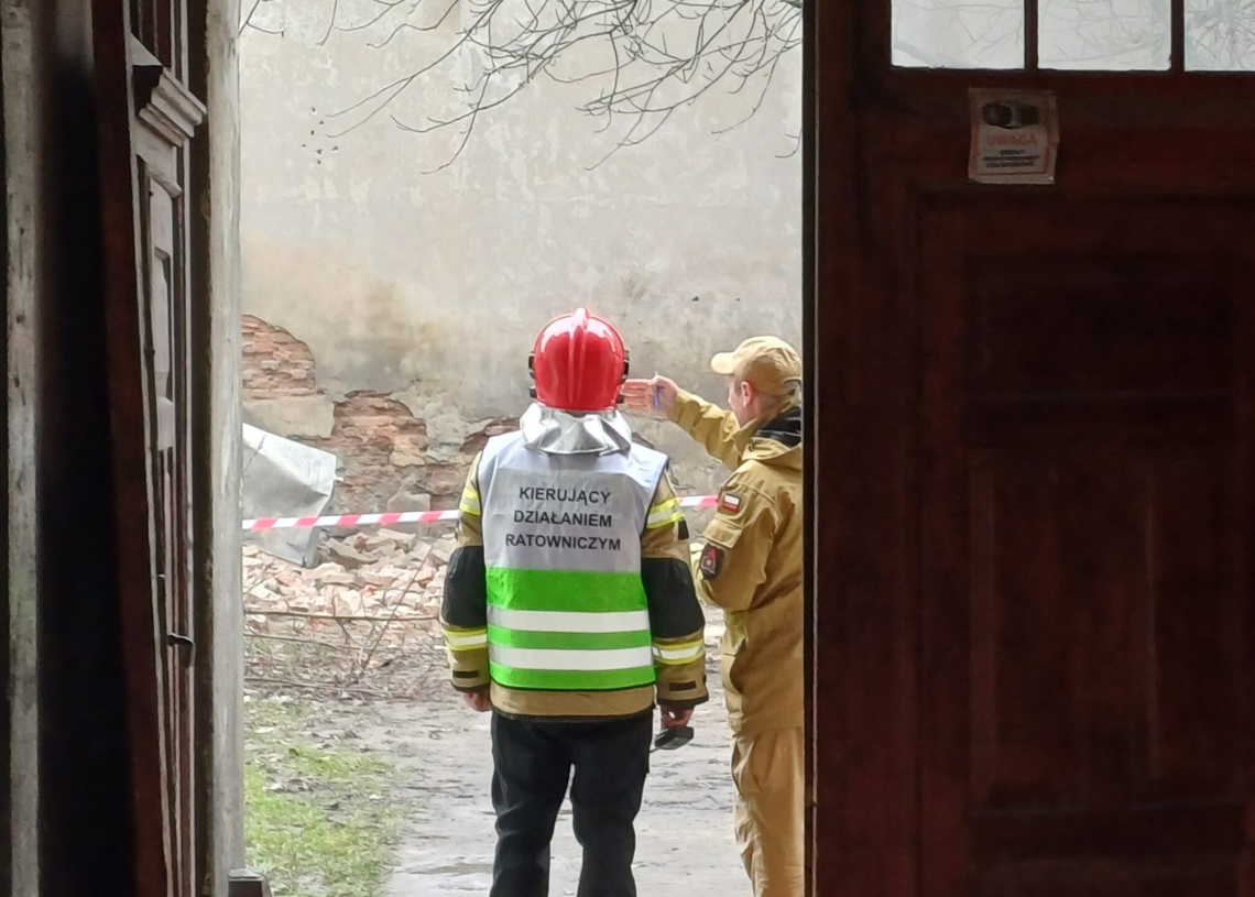 Zawalił się pustostan w Piotrkowie Trybunalskim
