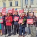 Wyborczy bus Lewicy w Piotrkowie Trybunalskim