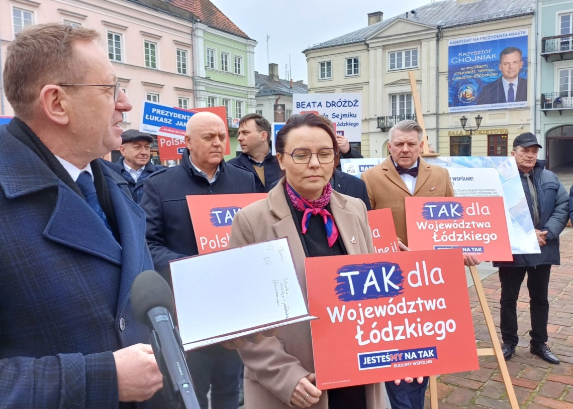 Piotrków Trybunalski: Prawo i Sprawiedliwość przedstawiło kandydatów do Sejmiku Województwa w dwóch okręgach