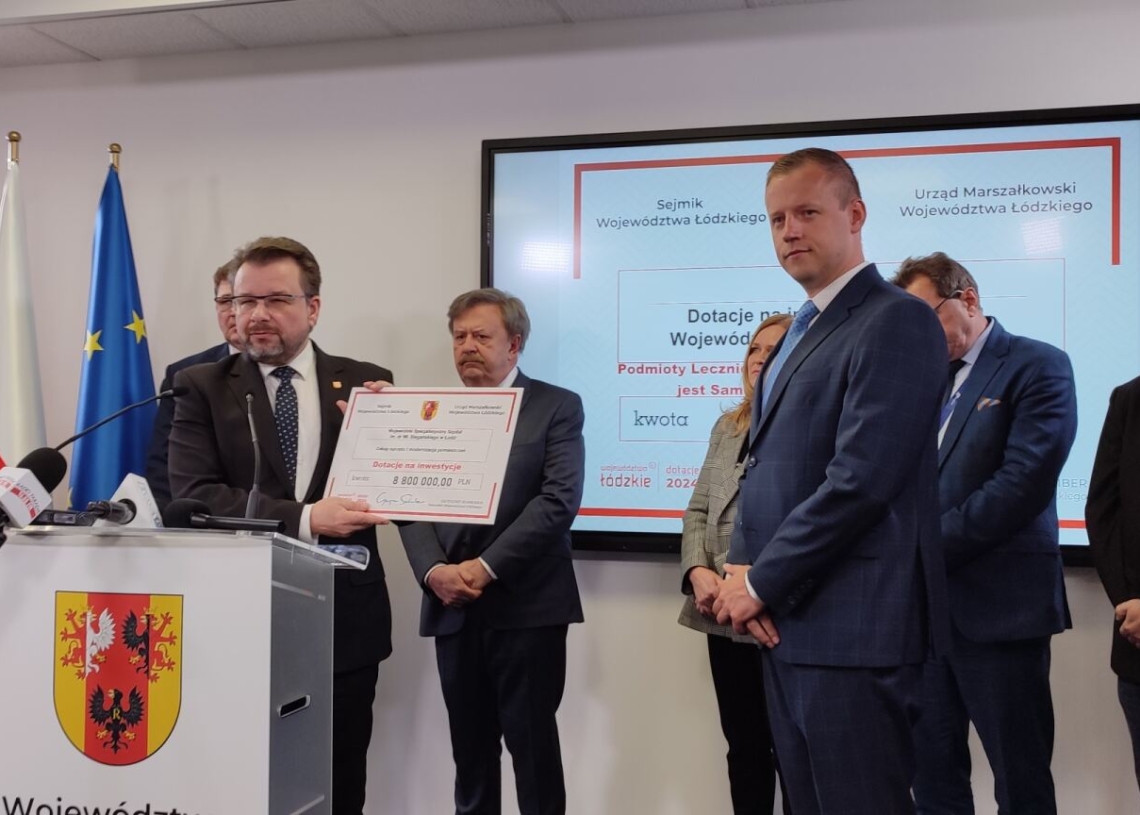 Blisko 22 mln zł dla sześciu szpitali w Łodzi
