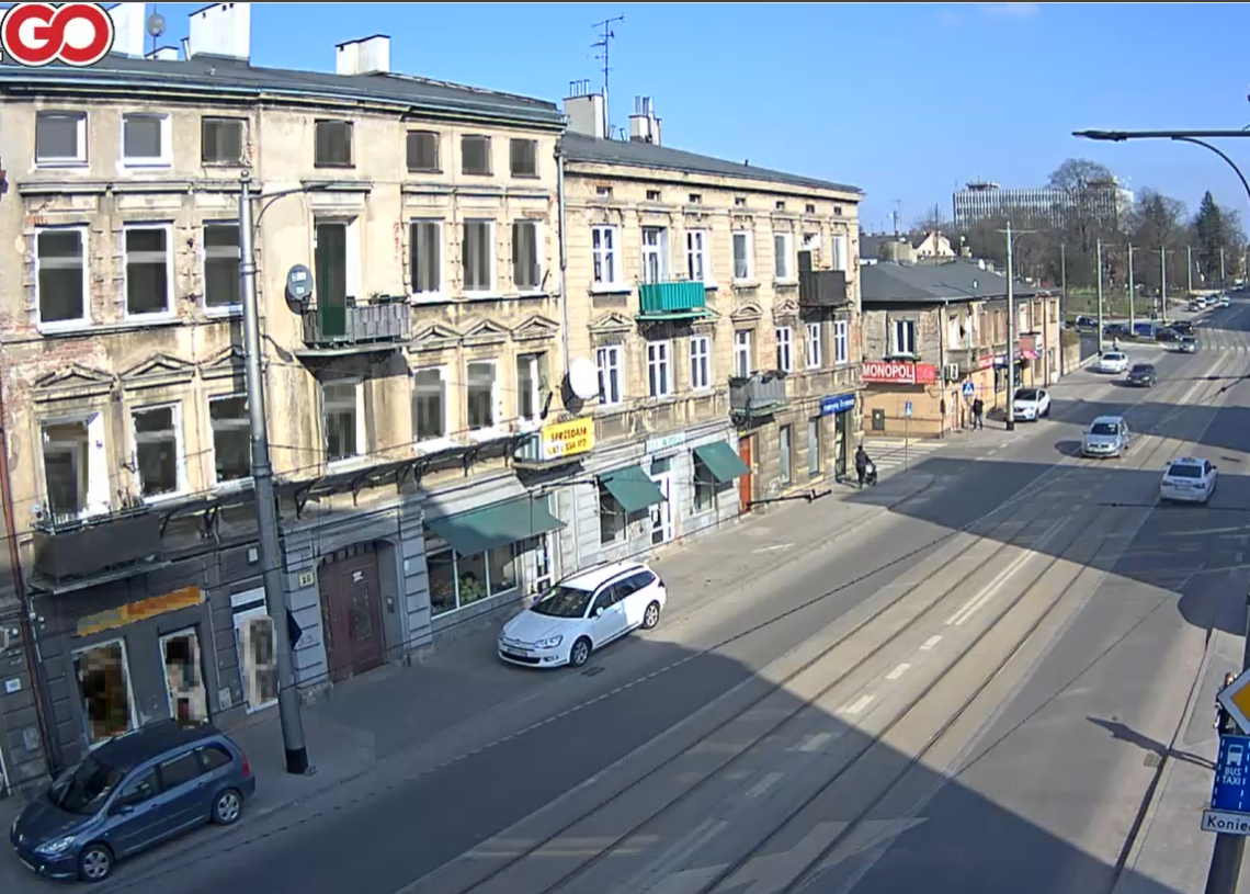 Zatrzymanie ruchu tramwajowego w Pabianicach z powodu zderzenia osobówek 1 Zatrzymanie ruchu tramwajowego w Pabianicach