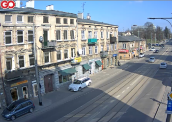 Zatrzymanie ruchu tramwajowego w Pabianicach
