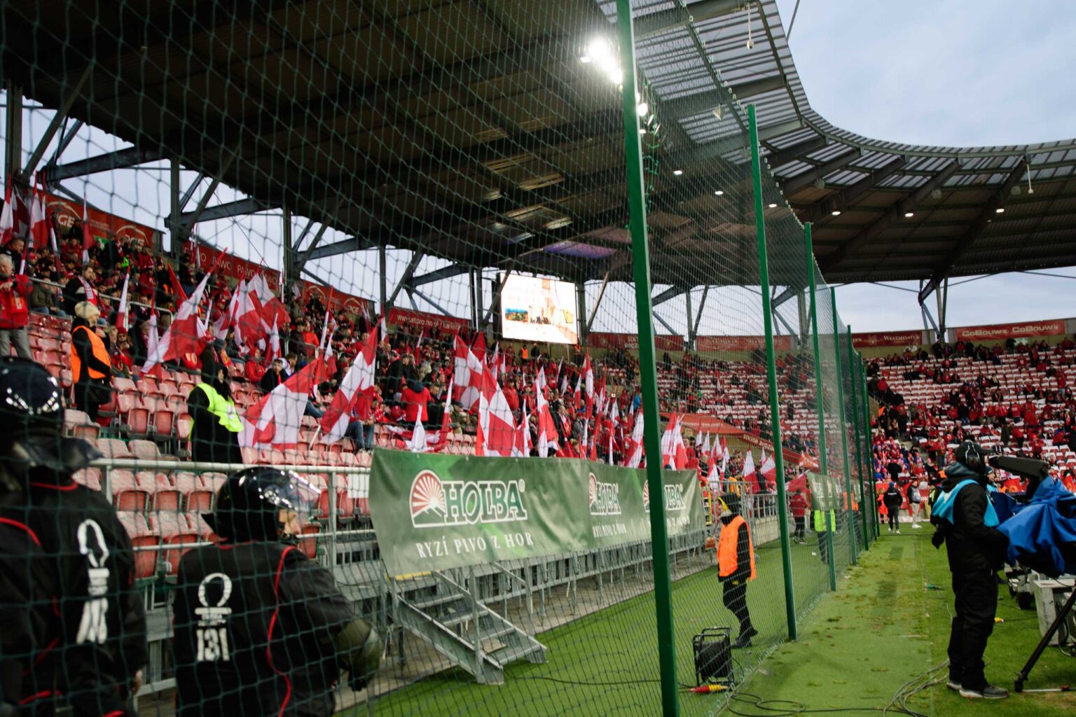 Doping Widzewa Lodz na meczu z Legia Warszawa