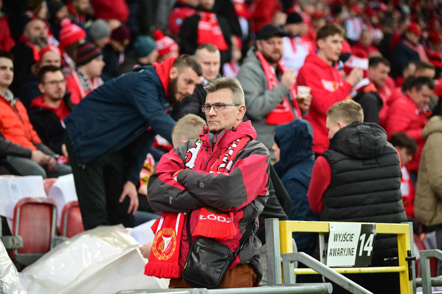Doping Widzewa Lodz na meczu z Legia Warszawa 106