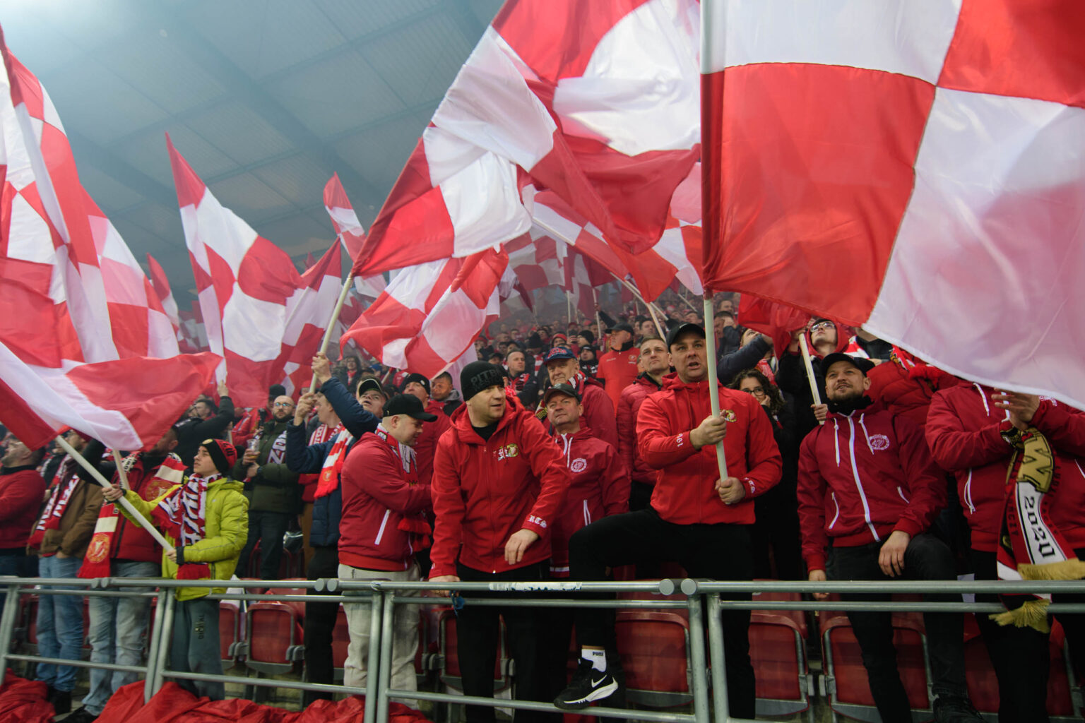 Doping Widzewa Lodz na meczu z Legia Warszawa 11