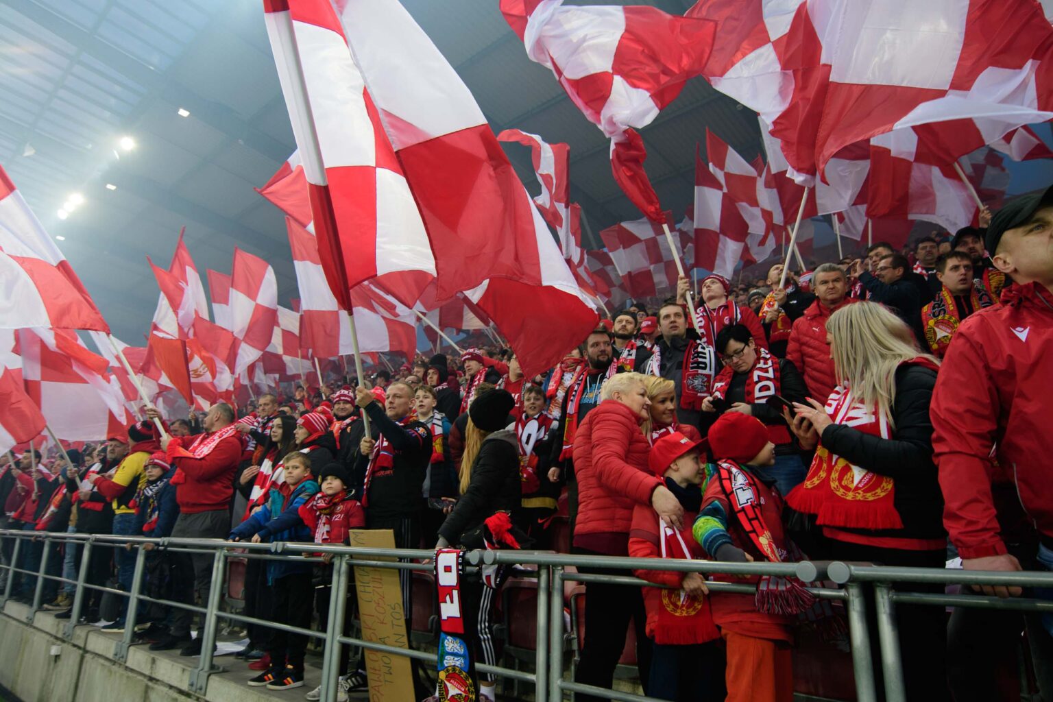 Doping Widzewa Lodz na meczu z Legia Warszawa 14