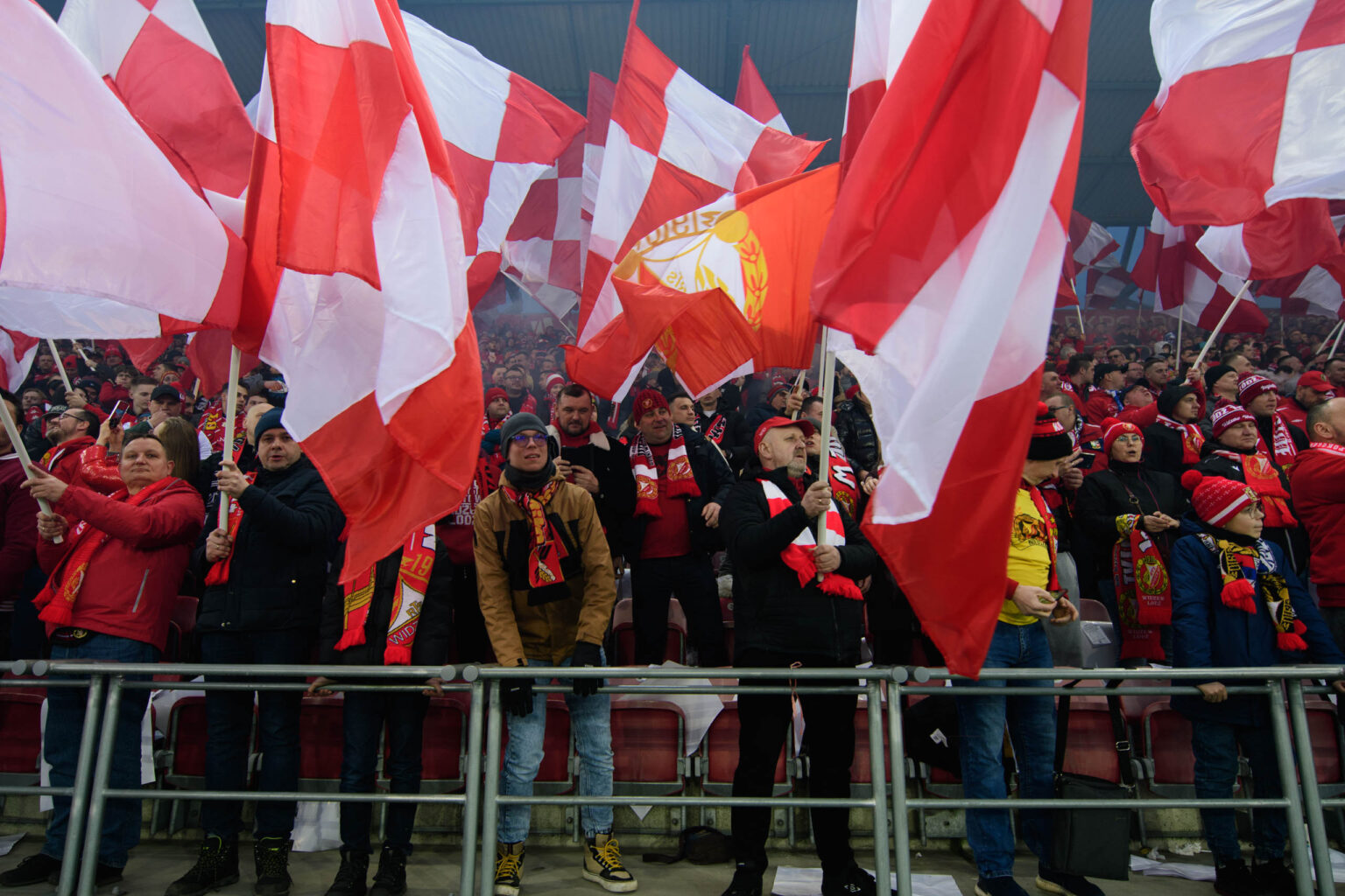 Doping Widzewa Lodz na meczu z Legia Warszawa 15