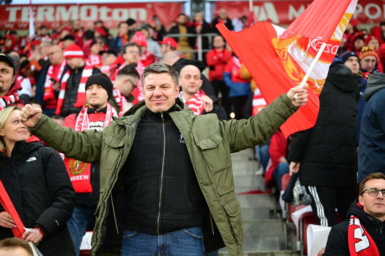 Doping Widzewa Lodz na meczu z Legia Warszawa 153