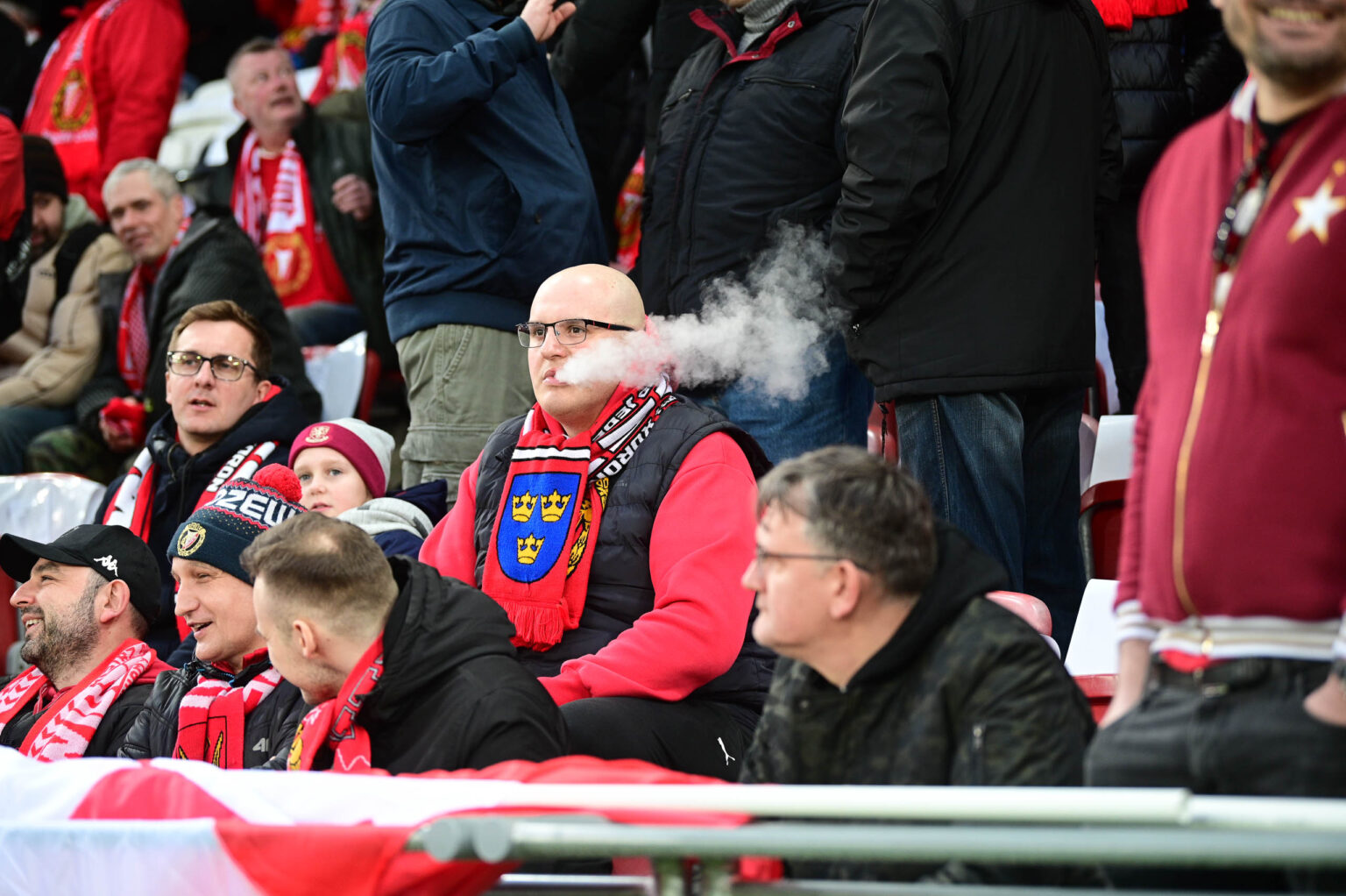 Doping Widzewa Lodz na meczu z Legia Warszawa 155