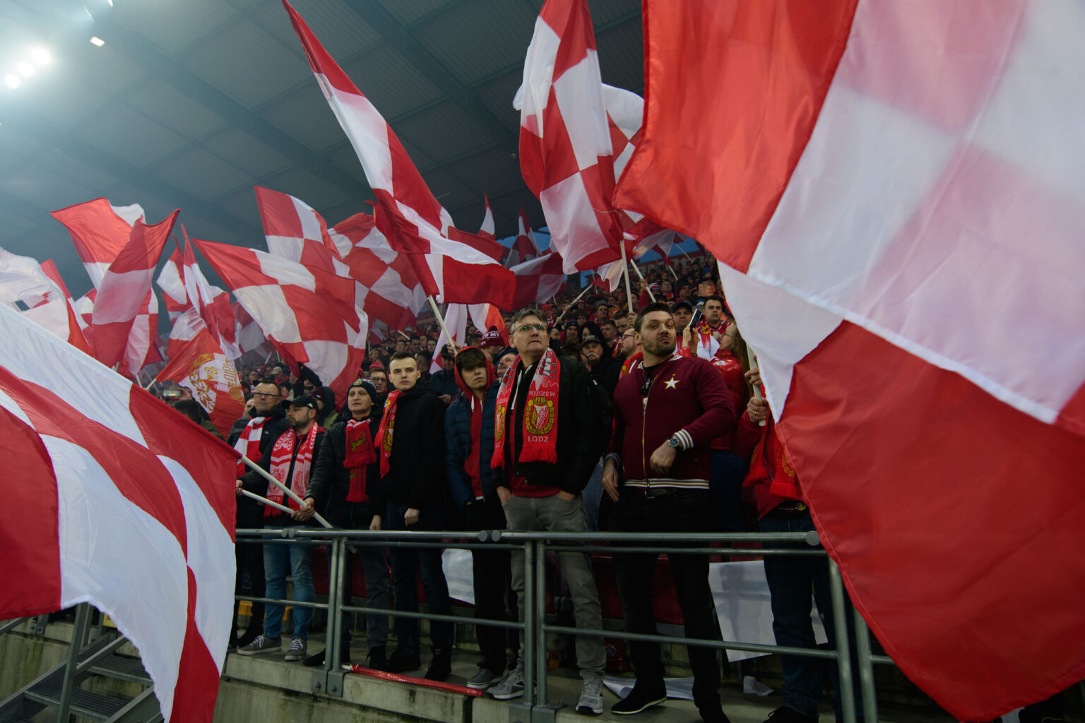 Doping Widzewa Lodz na meczu z Legia Warszawa 16