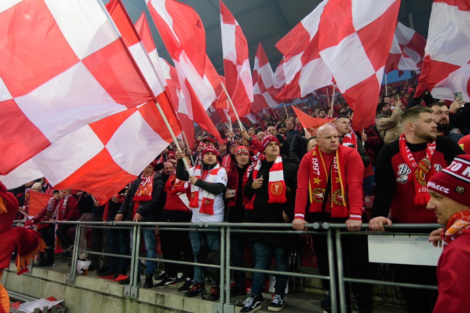 Doping Widzewa Lodz na meczu z Legia Warszawa 17
