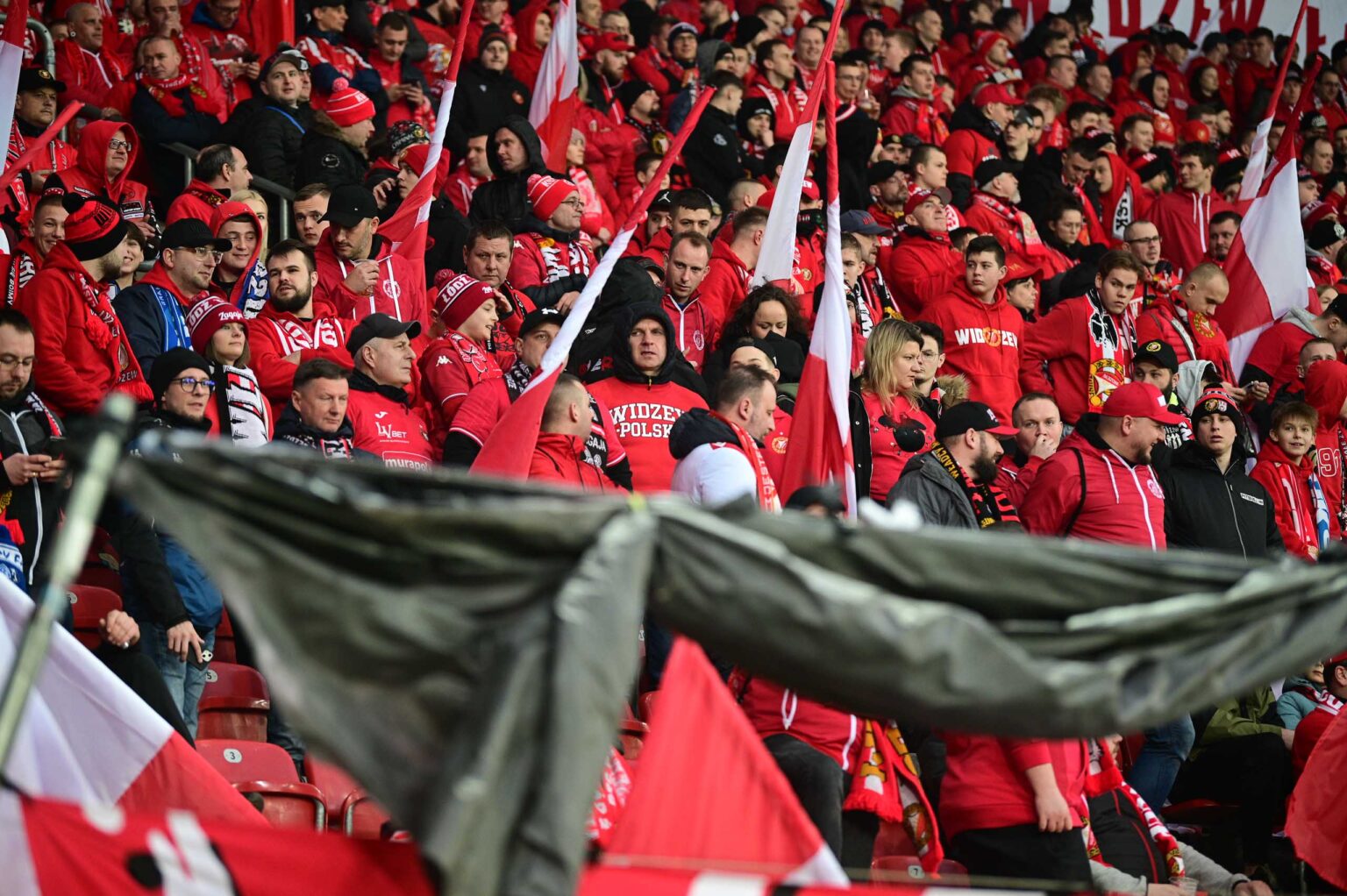 Doping Widzewa Lodz na meczu z Legia Warszawa 177