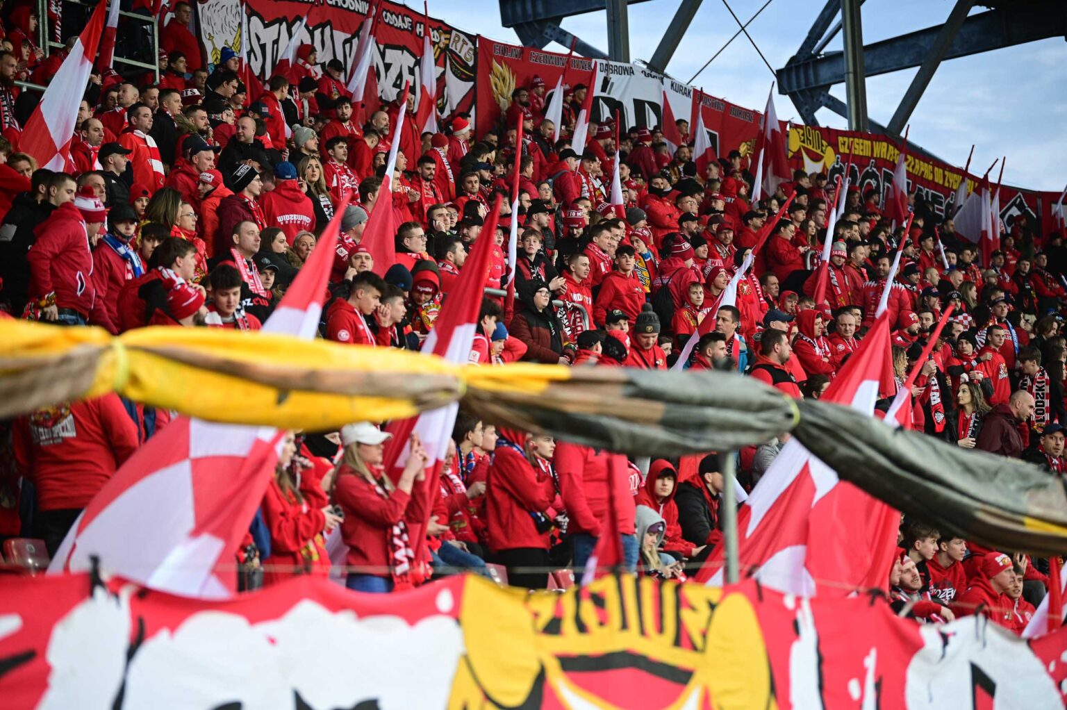 Doping Widzewa Lodz na meczu z Legia Warszawa 179