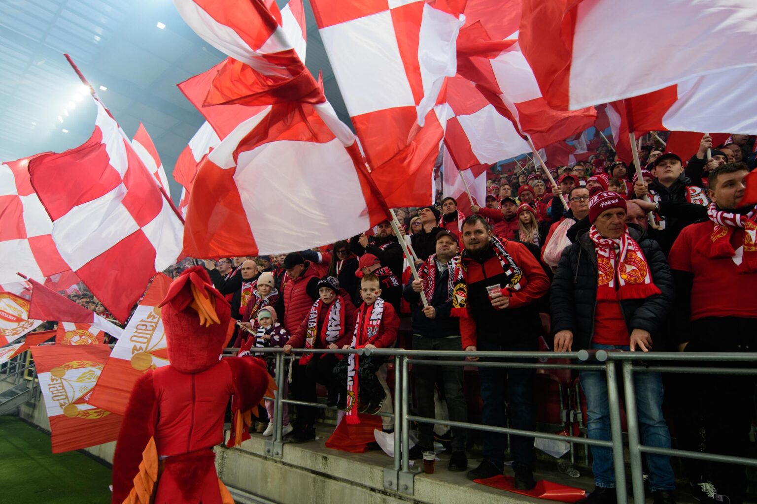 Doping Widzewa Lodz na meczu z Legia Warszawa 18