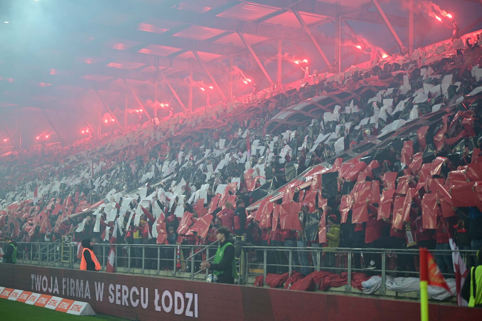 Doping Widzewa Lodz na meczu z Legia Warszawa 186