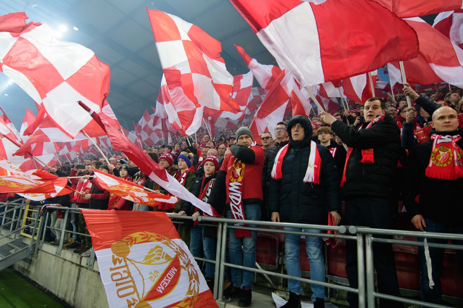 Doping Widzewa Lodz na meczu z Legia Warszawa 19