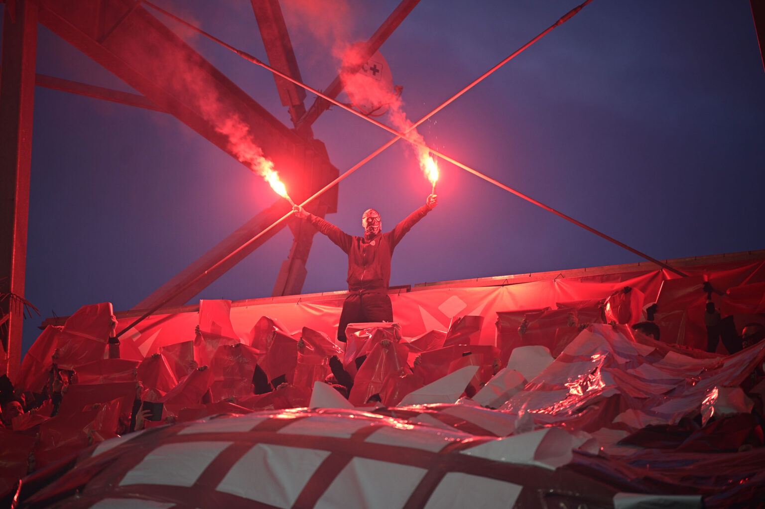 Doping Widzewa Lodz na meczu z Legia Warszawa 190