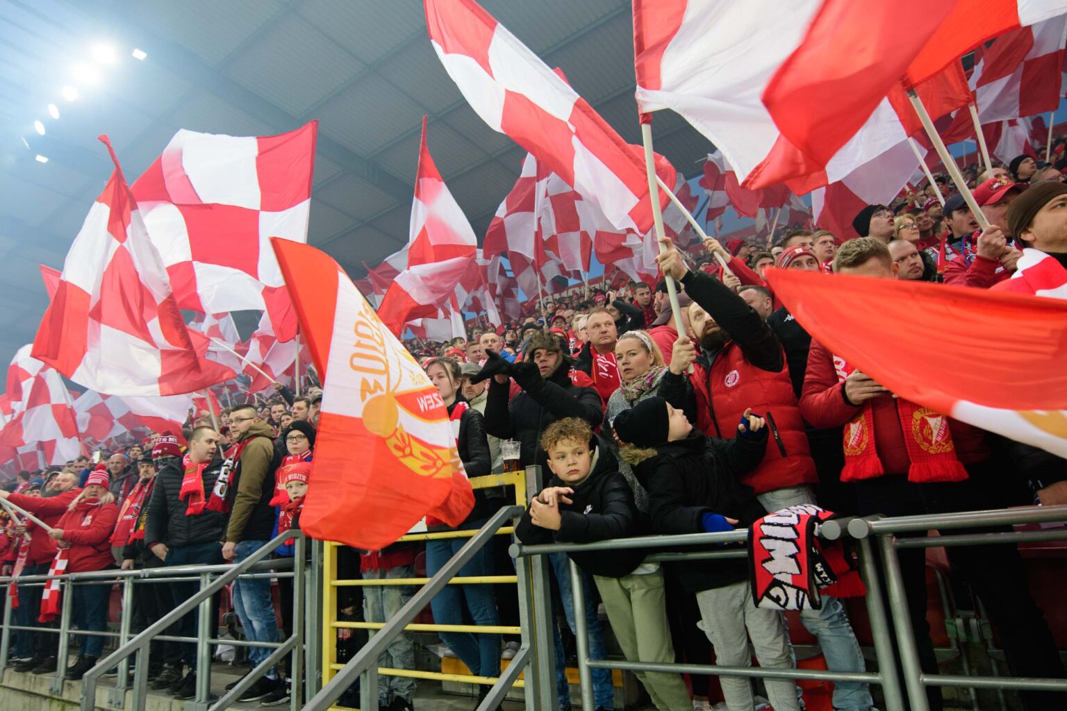 Doping Widzewa Lodz na meczu z Legia Warszawa 21
