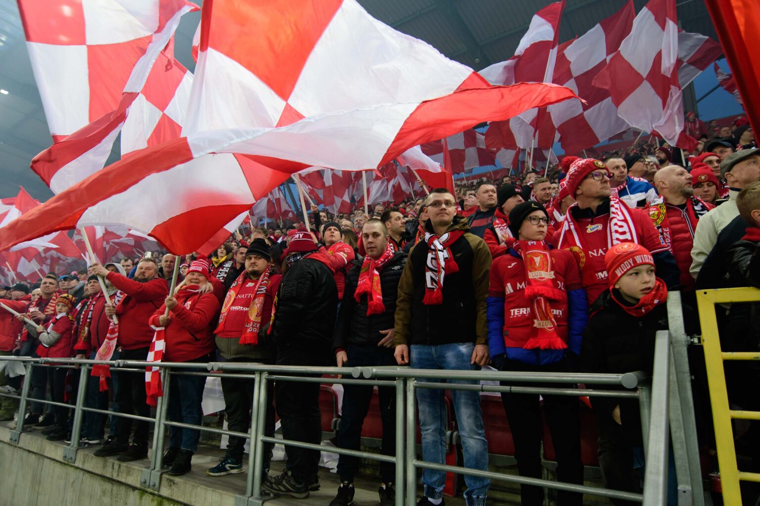 Doping Widzewa Lodz na meczu z Legia Warszawa 22