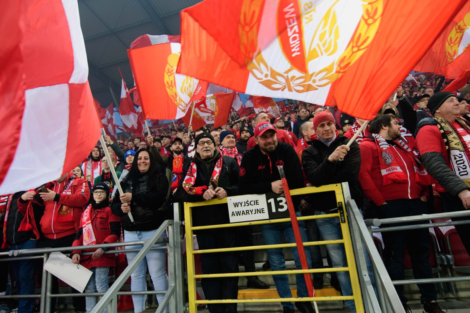 Doping Widzewa Lodz na meczu z Legia Warszawa 30