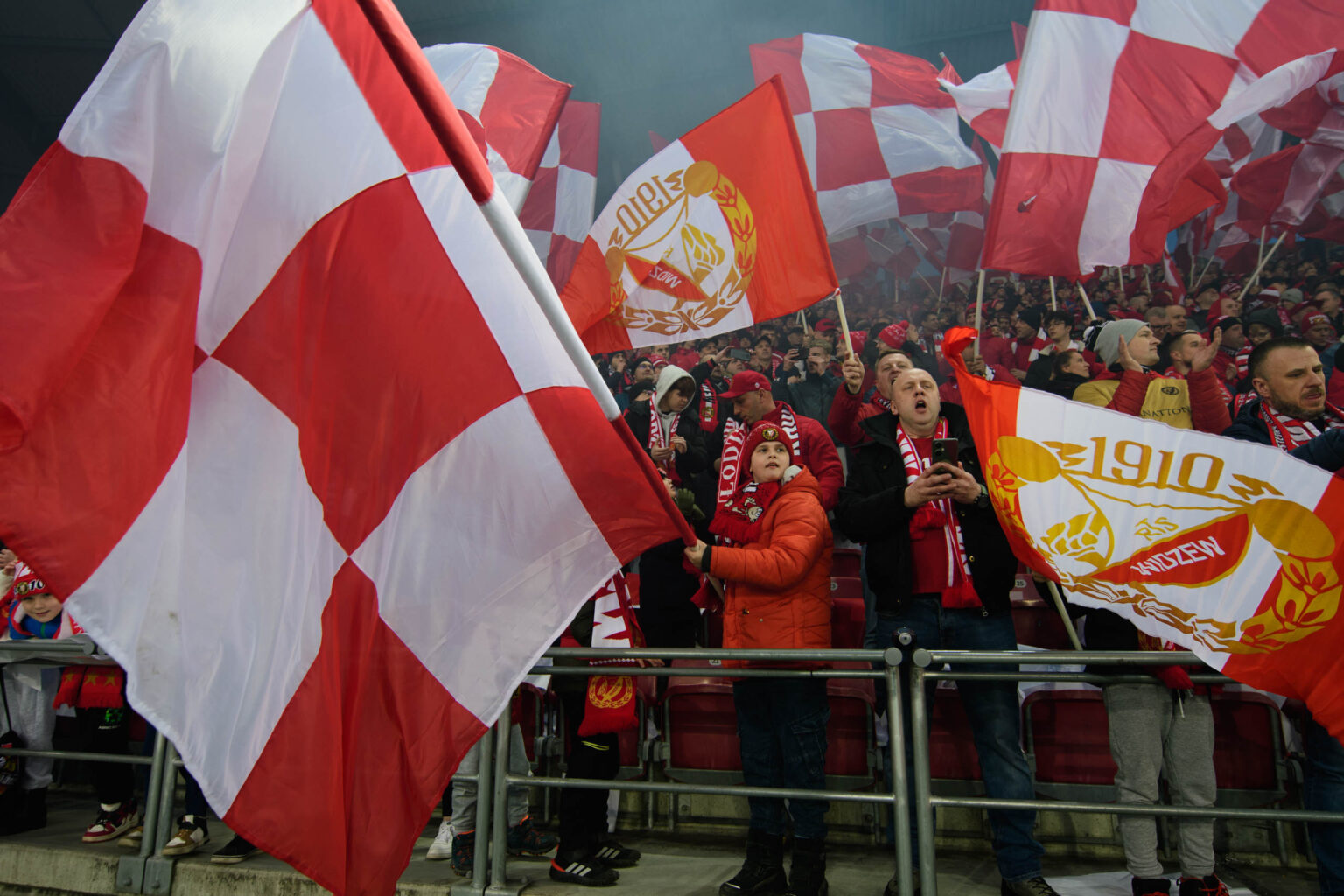 Doping Widzewa Lodz na meczu z Legia Warszawa 34