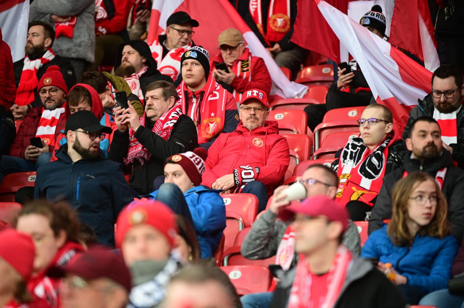 Doping Widzewa Lodz na meczu z Legia Warszawa 44