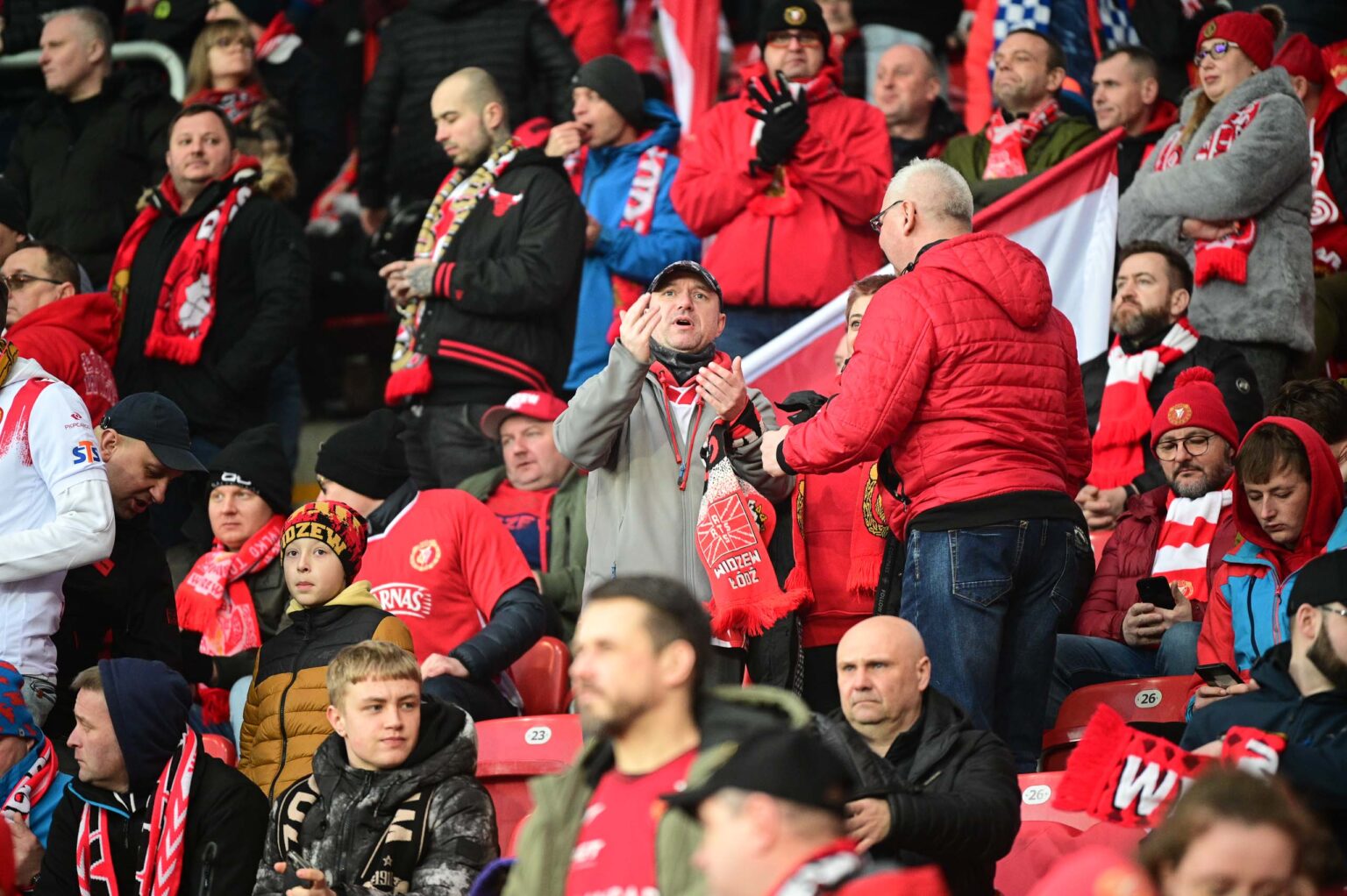 Doping Widzewa Lodz na meczu z Legia Warszawa 45