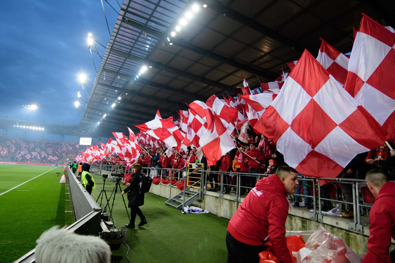 Doping Widzewa Lodz na meczu z Legia Warszawa 6