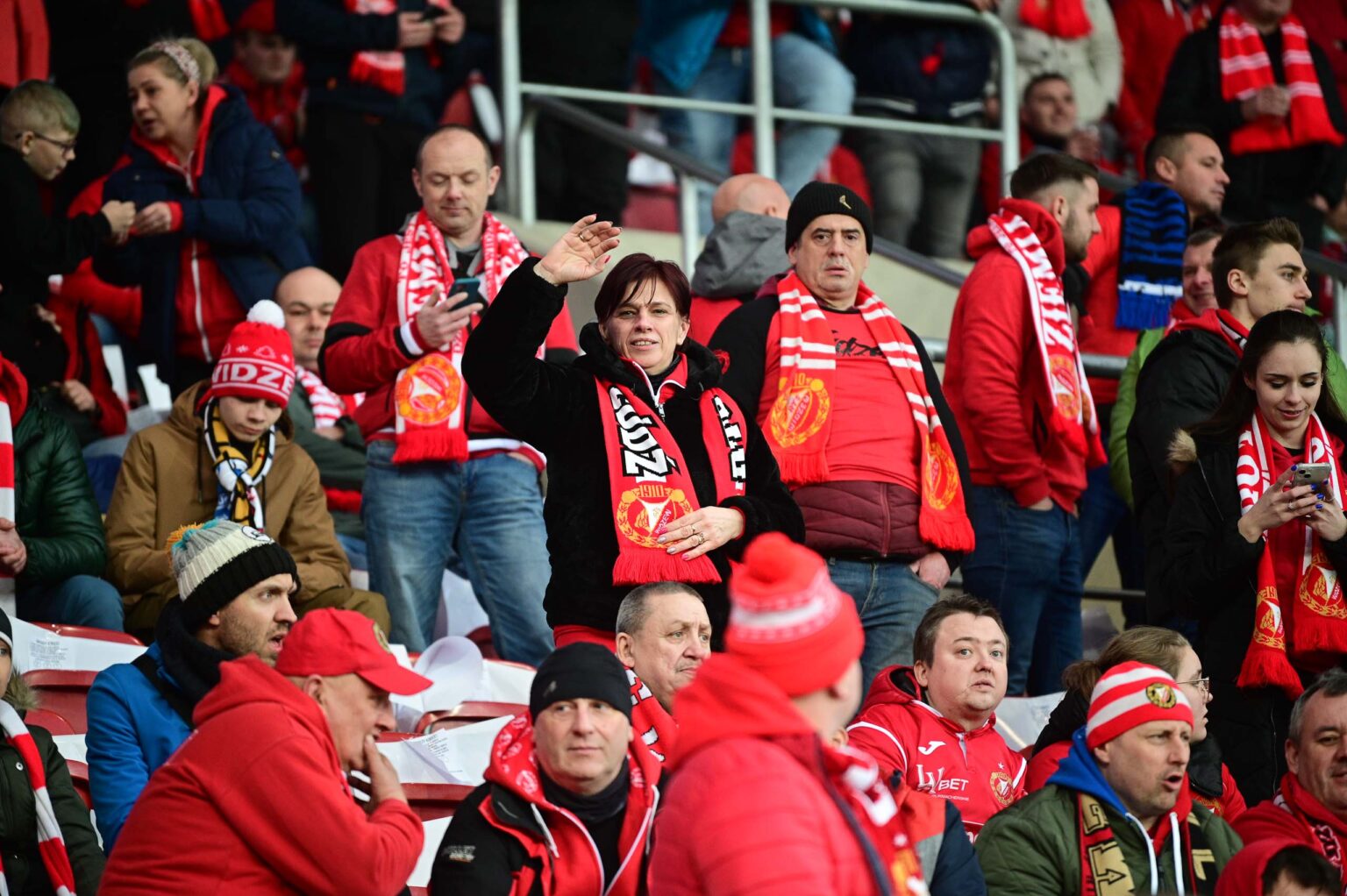 Doping Widzewa Lodz na meczu z Legia Warszawa 65