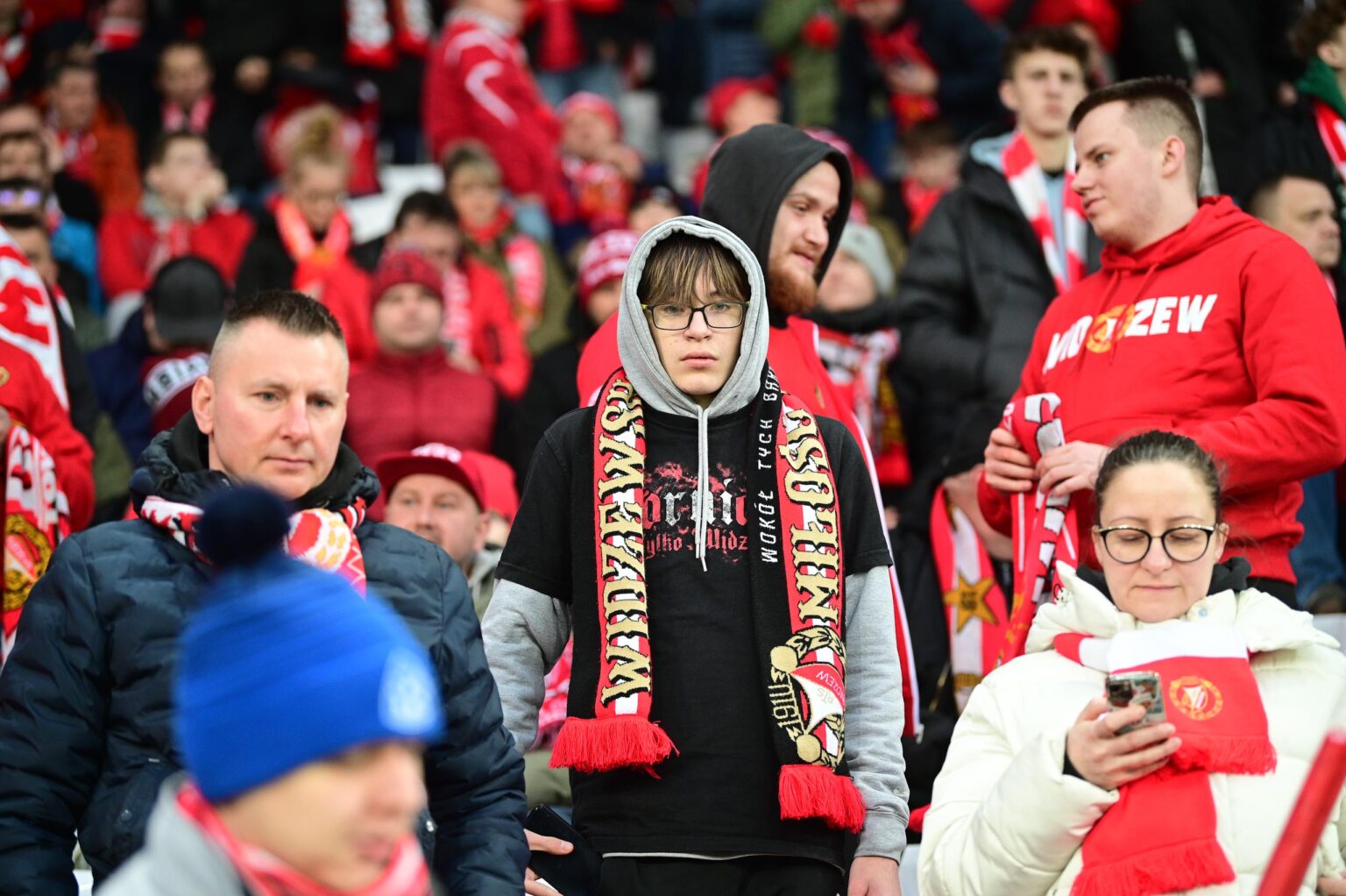 Doping Widzewa Lodz na meczu z Legia Warszawa 82