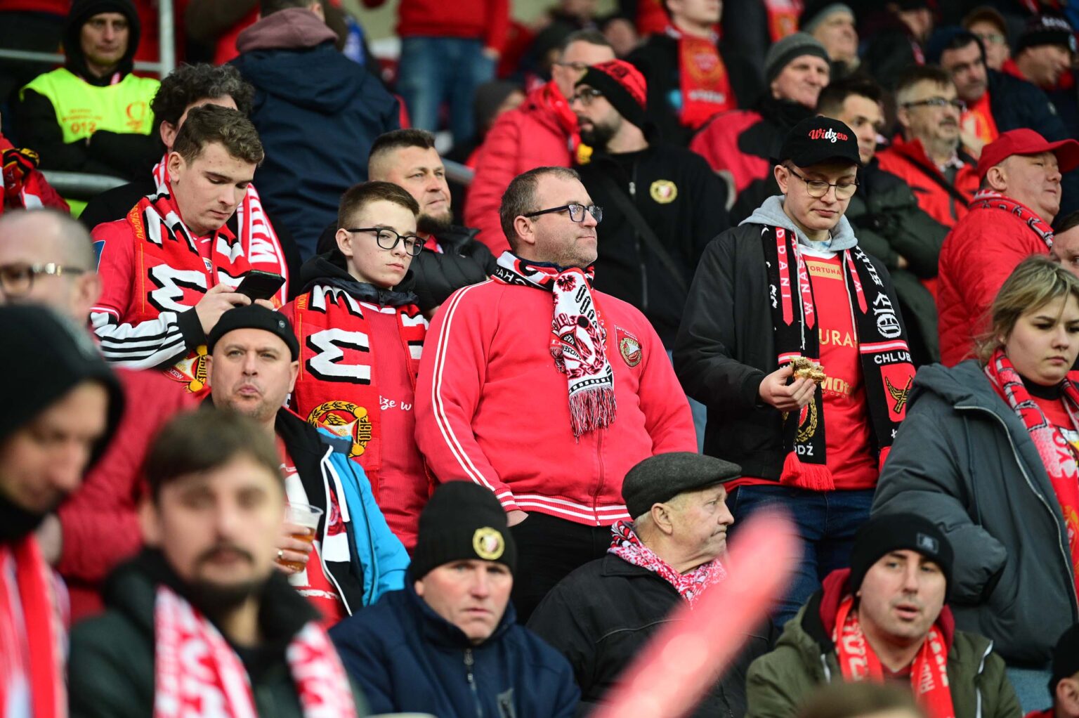 Doping Widzewa Lodz na meczu z Legia Warszawa 85
