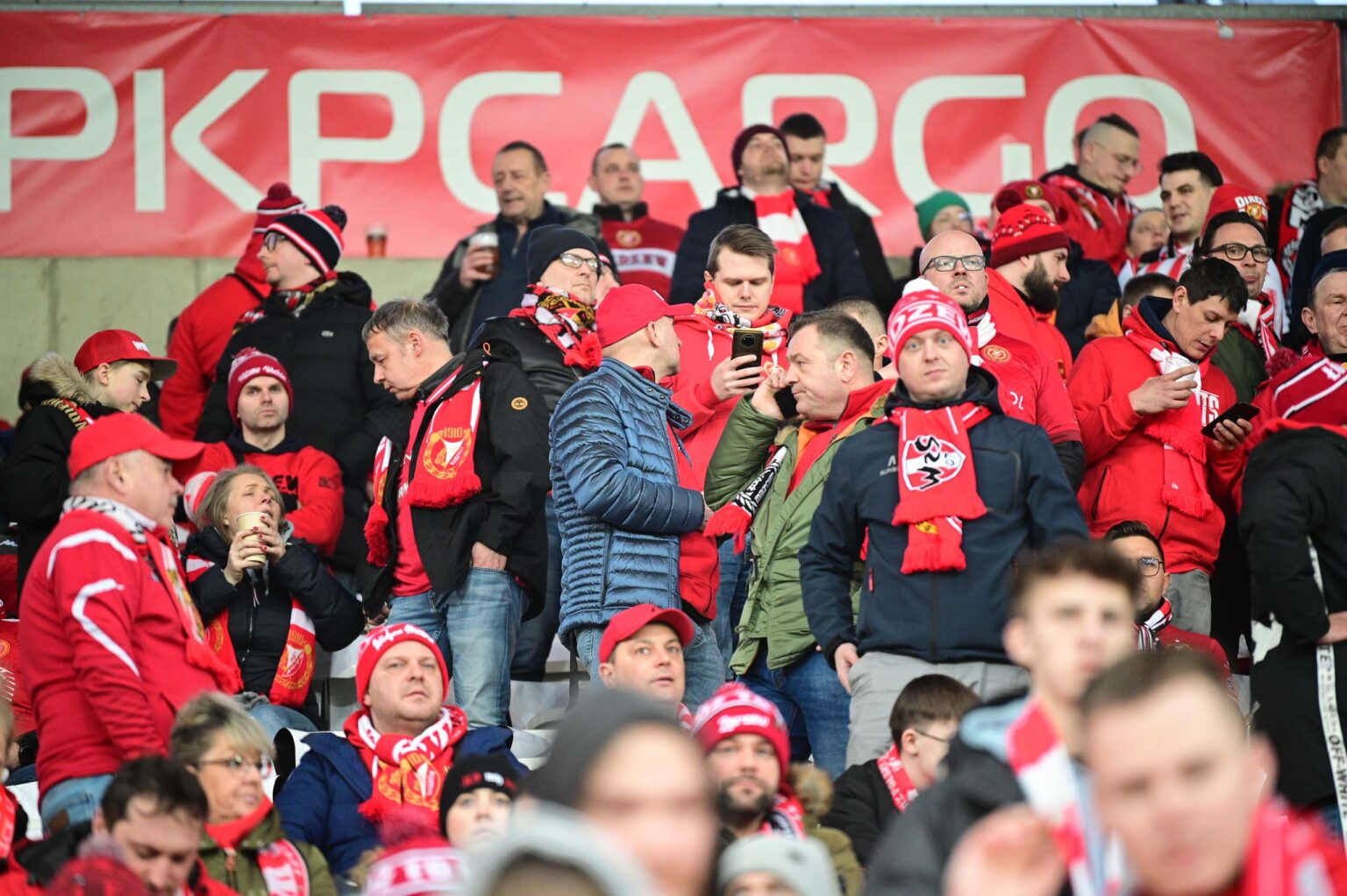 Doping Widzewa Lodz na meczu z Legia Warszawa 86