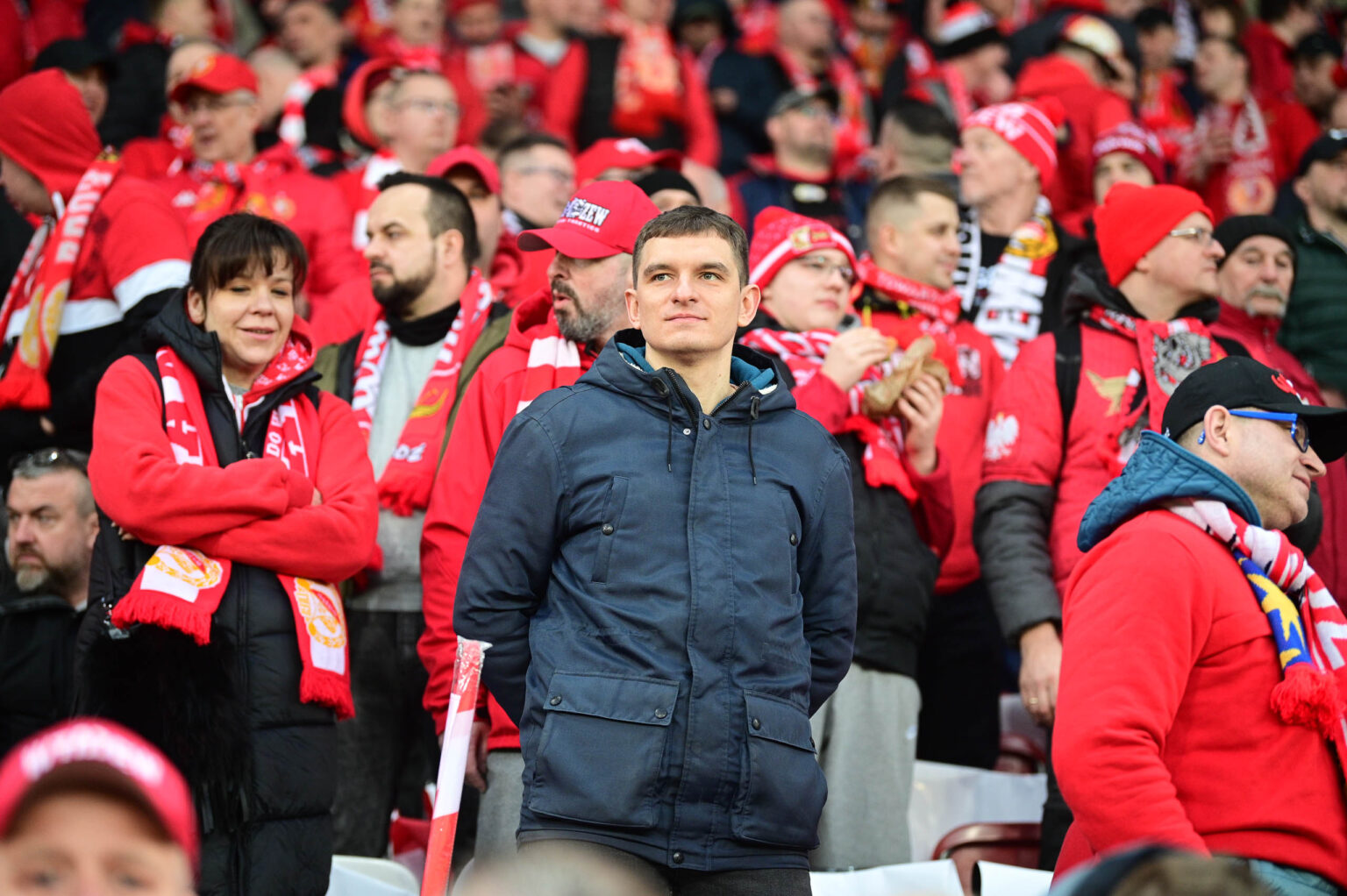 Doping Widzewa Lodz na meczu z Legia Warszawa 95
