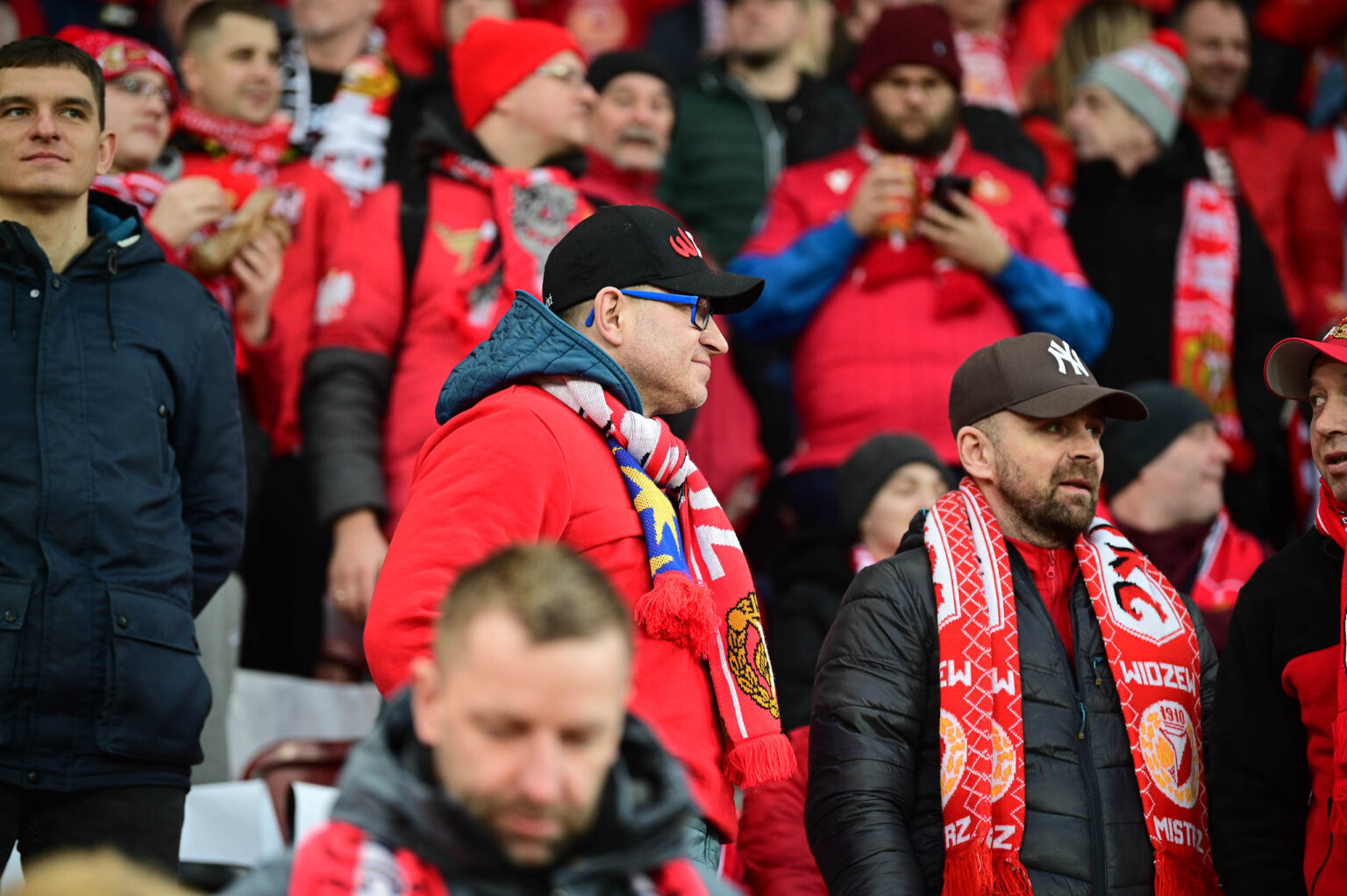 Doping Widzewa Lodz na meczu z Legia Warszawa 96