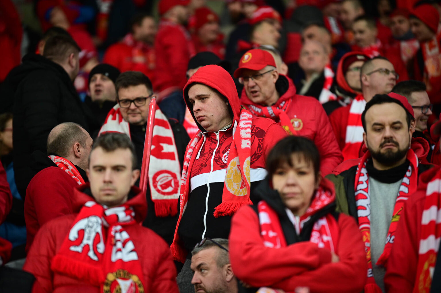 Doping Widzewa Lodz na meczu z Legia Warszawa 99