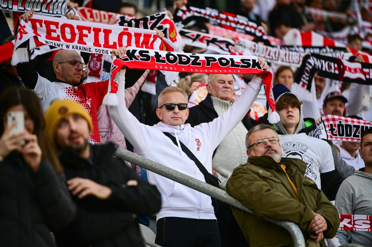 Doping kibicow LKS na meczu z Puszcza Niepolomice 131
