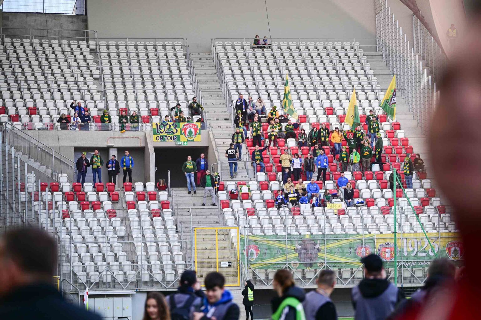 Doping kibicow LKS na meczu z Puszcza Niepolomice 25