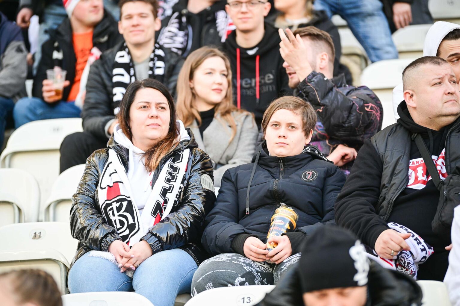 Doping kibicow LKS na meczu z Puszcza Niepolomice 40