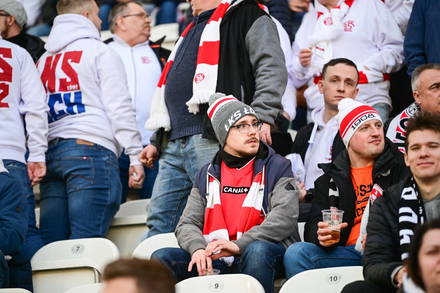 Doping kibicow LKS na meczu z Puszcza Niepolomice 42
