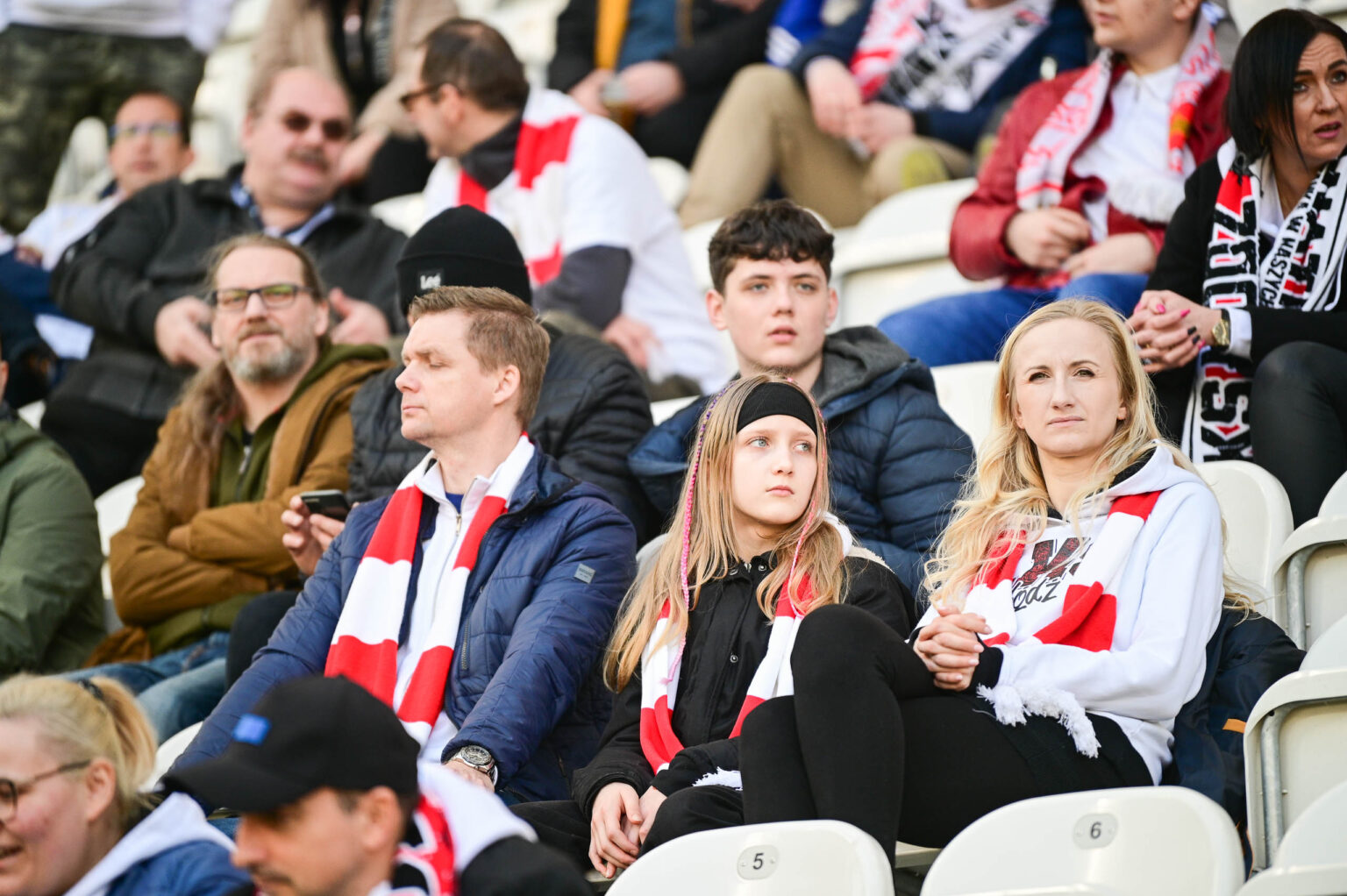 Doping kibicow LKS na meczu z Puszcza Niepolomice 45