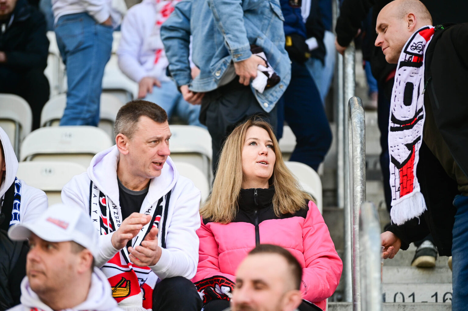 Doping kibicow LKS na meczu z Puszcza Niepolomice 54