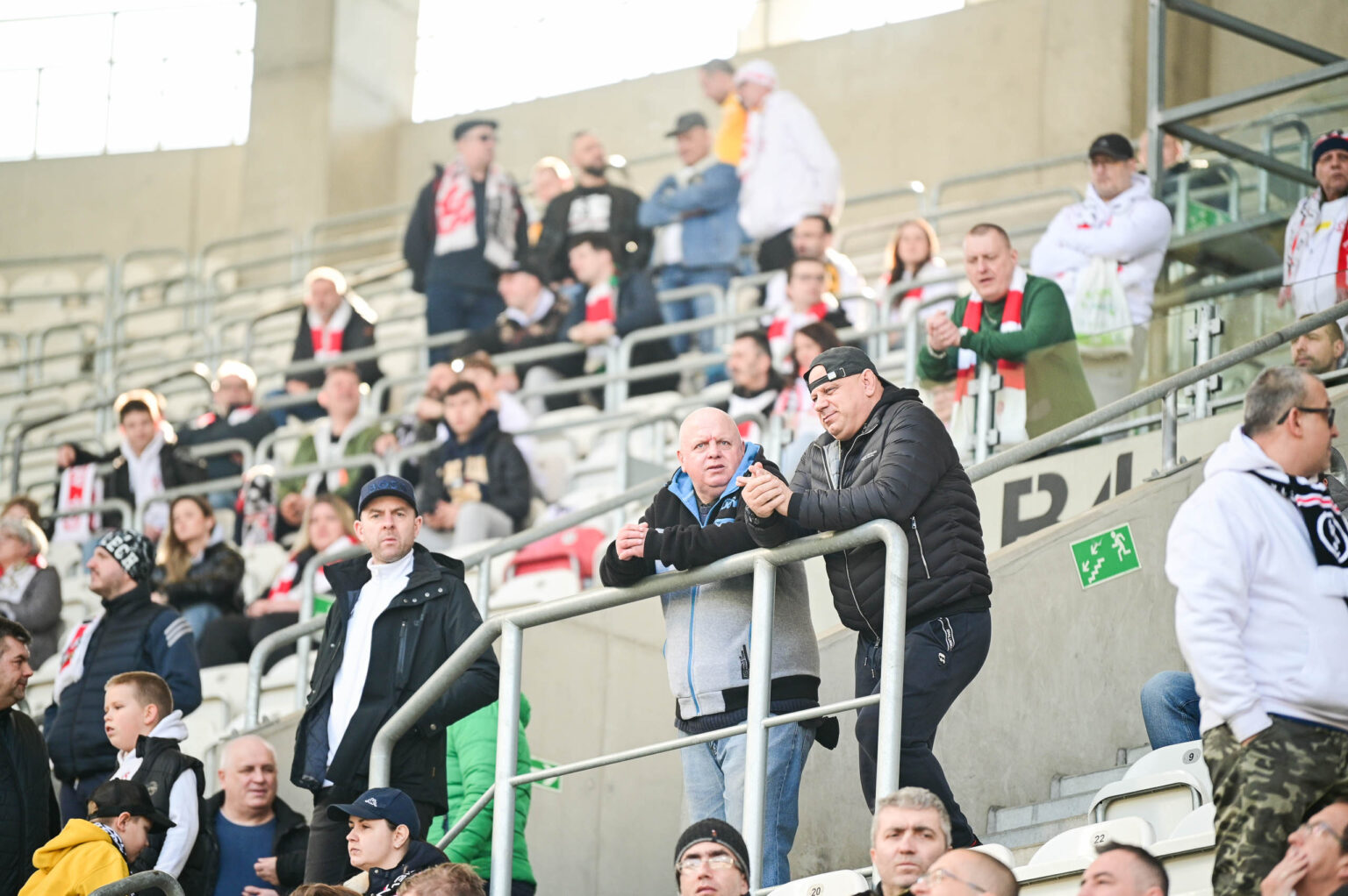 Doping kibicow LKS na meczu z Puszcza Niepolomice 66