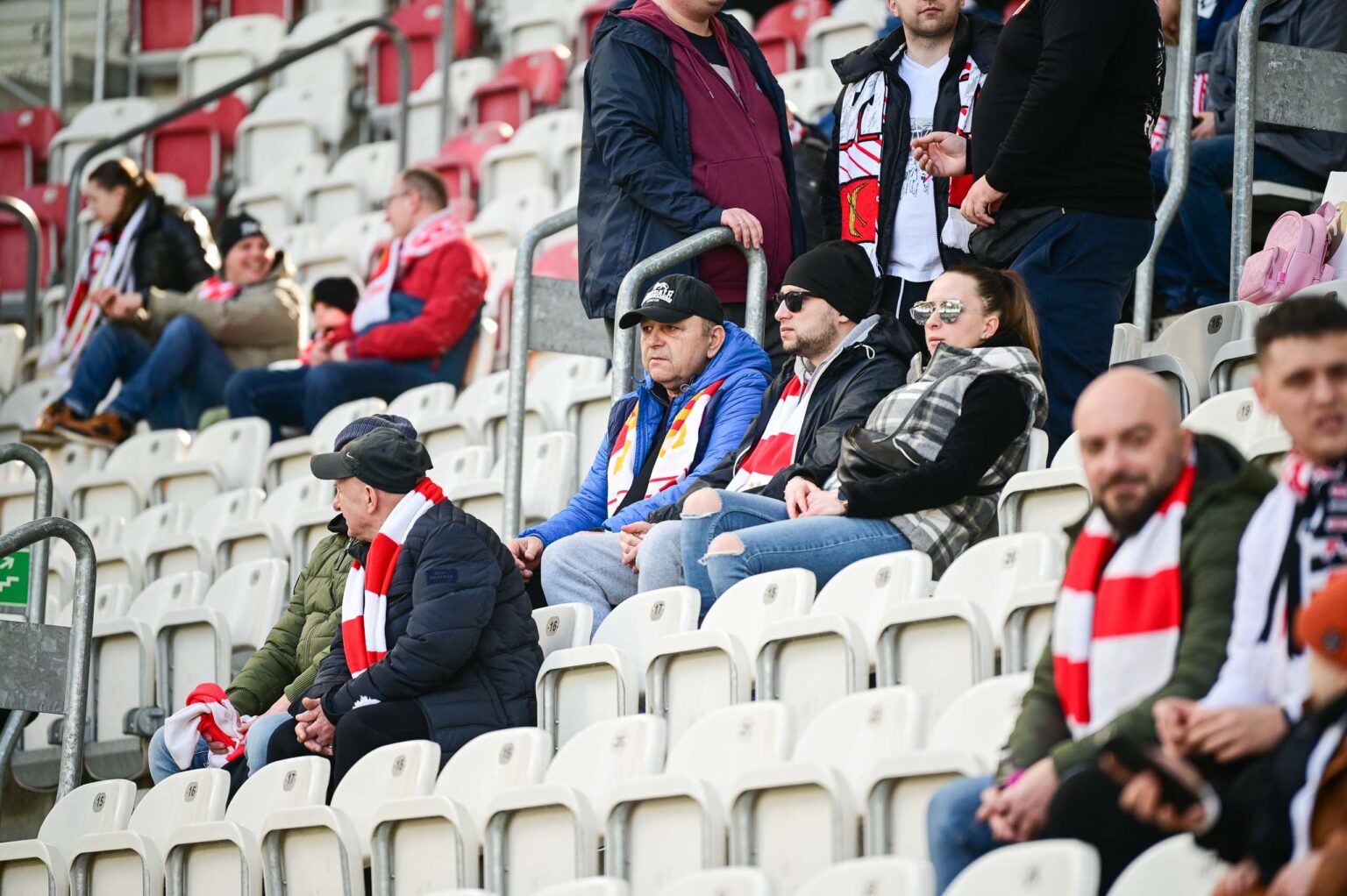 Doping kibicow LKS na meczu z Puszcza Niepolomice 69