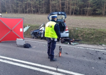 Wypadek w pobliżu miejscowości Jaksonek