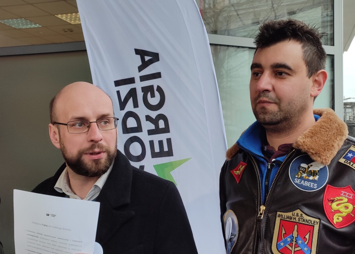Janusz Wdzięczak przedstawił punkty programowe związane z przedsiębiorcami