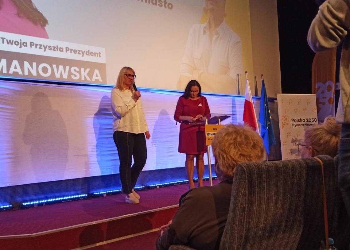 Konwencja Ewy Szymanowskiej - kandydatki na urząd prezydenta Łodzi