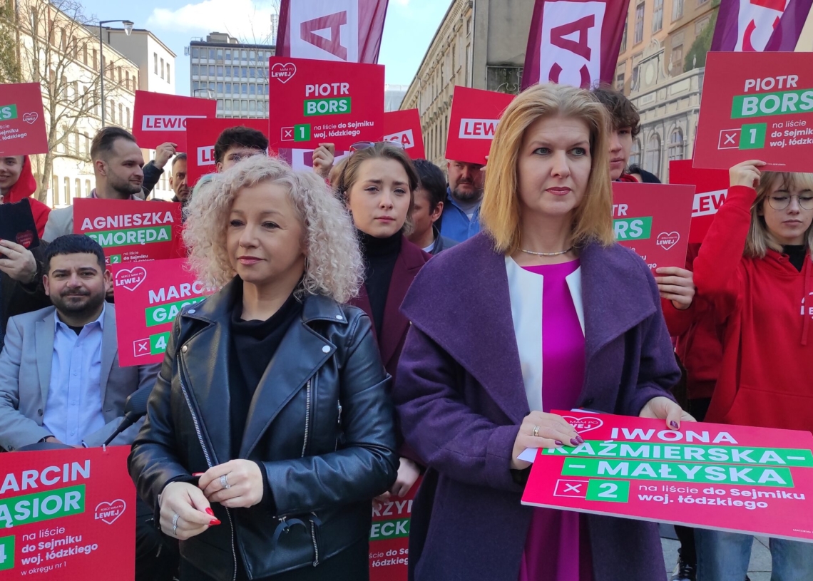 Kandydaci Nowej Lewicy zostali wsparci przez minister do spraw równości