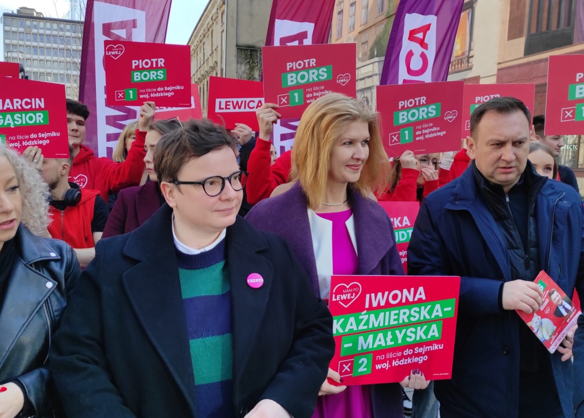 Kandydaci Nowej Lewicy zostali wsparci przez minister do spraw równości