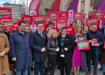Kandydaci Lewicy zostali wsparci przez minister do spraw równości