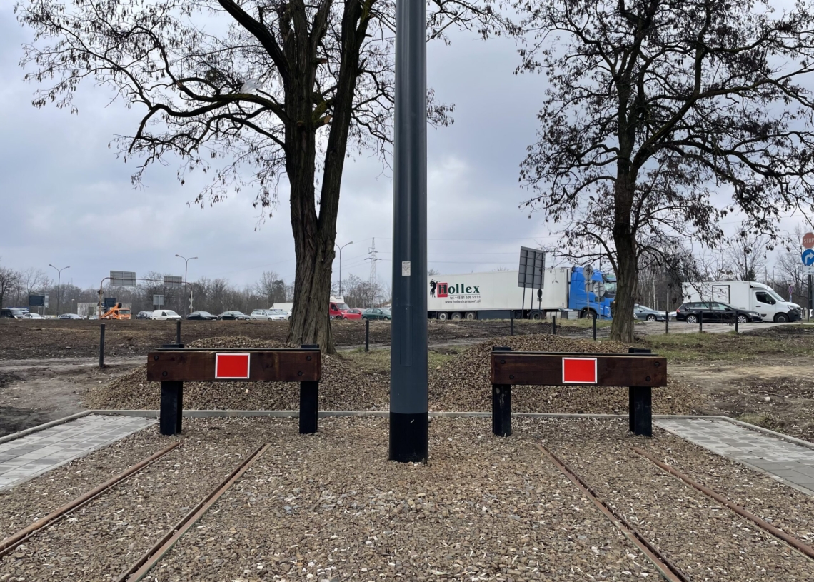 Przebudowa trasy tramwajowej na Strykowskiej I 2024-03-13